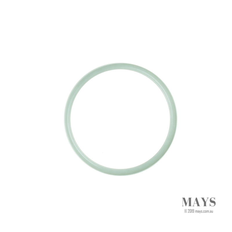 52mm Green Burmese Jadeite Jade Bangle Bracelet - MAYS