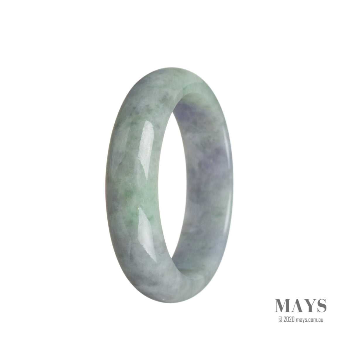 55mm Grade A Jadeite Jade Bangle - MAYS