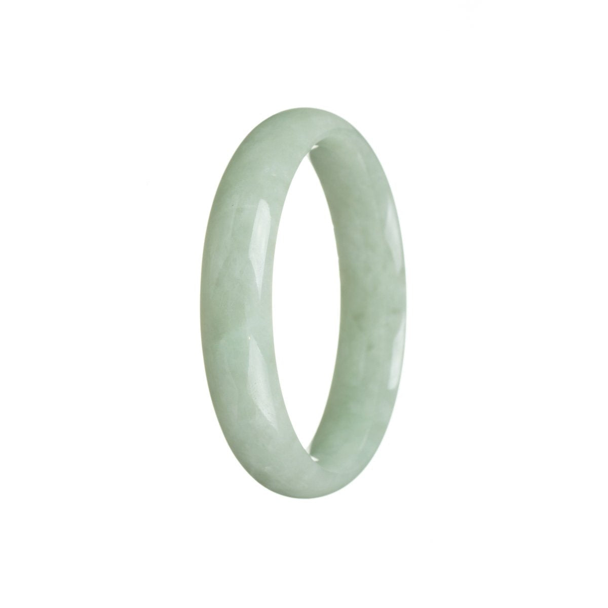 56mm Grade A Jadeite Jade Bangle - MAYS