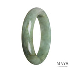 60mm Grade A Jadeite Jade Bangle - MAYS