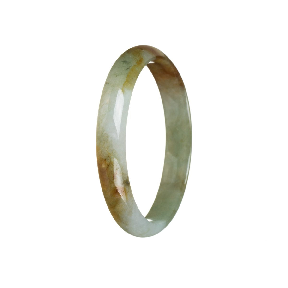 54mm Grade A Jadeite Jade Bangle - MAYS