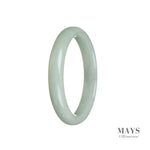 57mm Grade A Jadeite Jade Bangle - MAYS