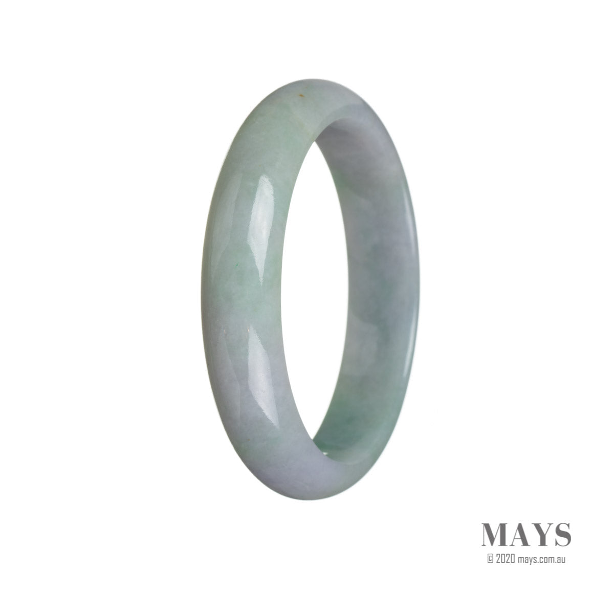 59mm Grade A Jadeite Jade Bangle - MAYS