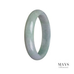 59mm Grade A Jadeite Jade Bangle - MAYS