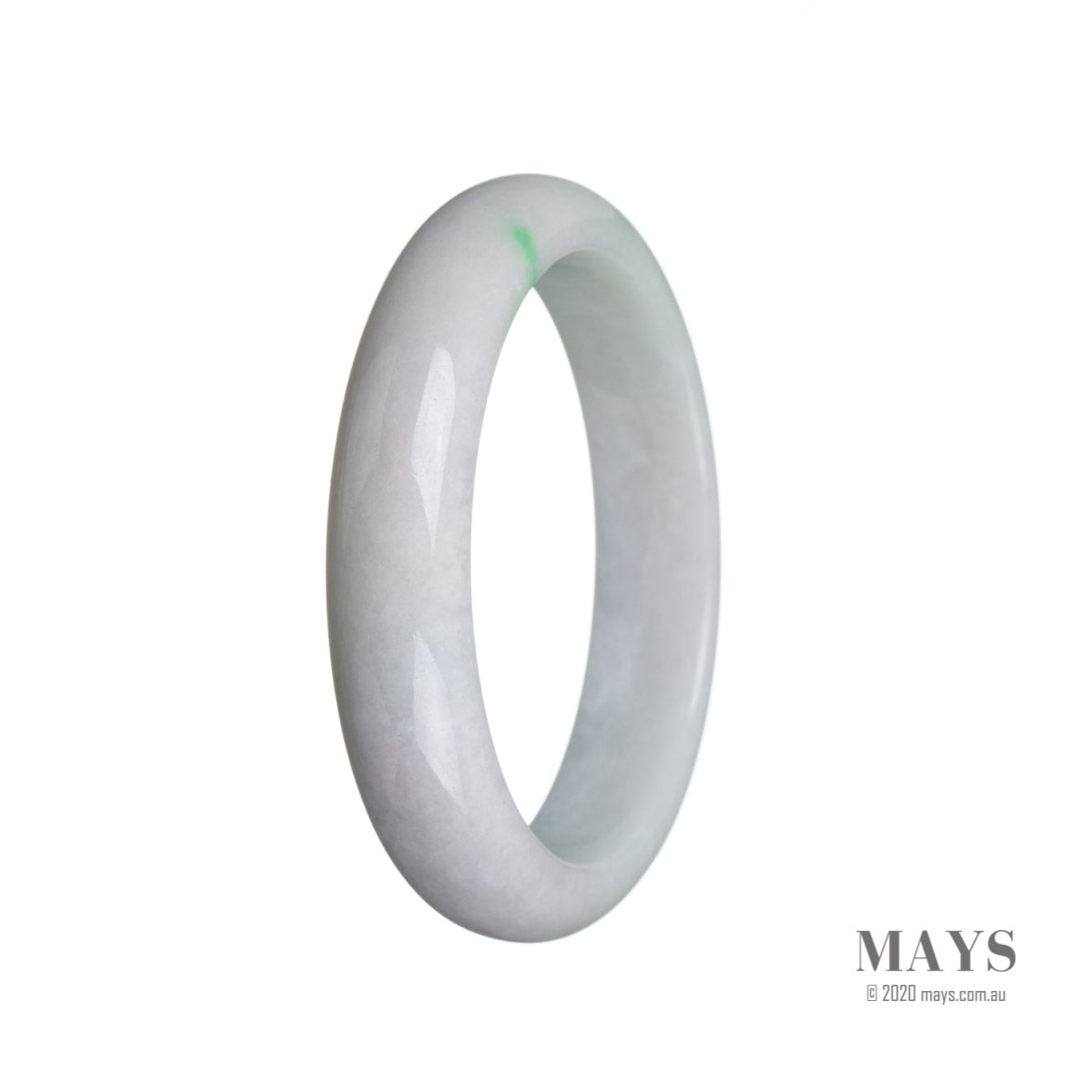 60mm Grade A Jadeite Jade Bangle - MAYS