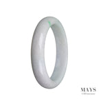 60mm Grade A Jadeite Jade Bangle - MAYS