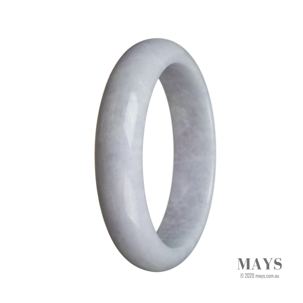 59mm Grade A Jadeite Jade Bangle - MAYS