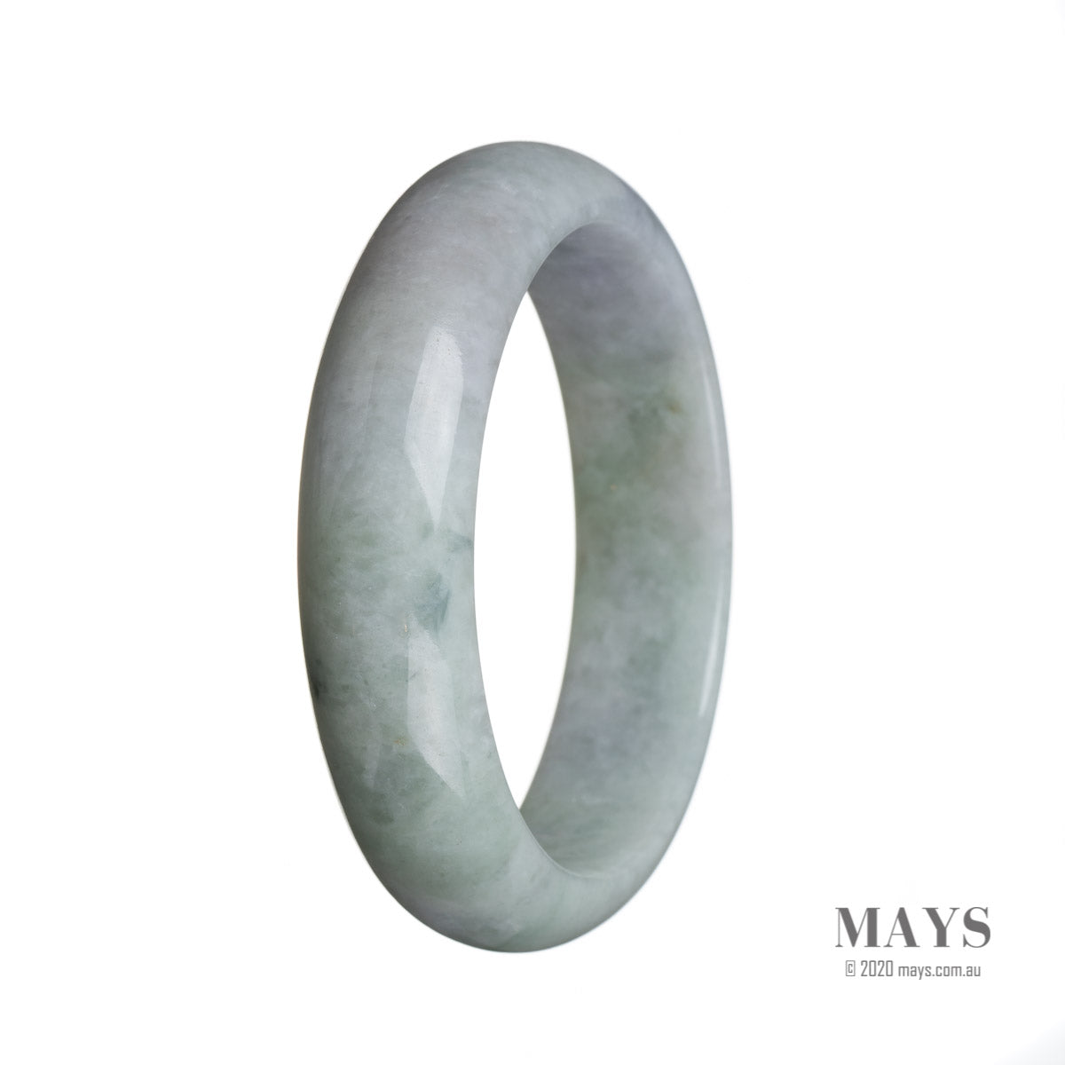 59mm Grade A Jadeite Jade Bangle - MAYS