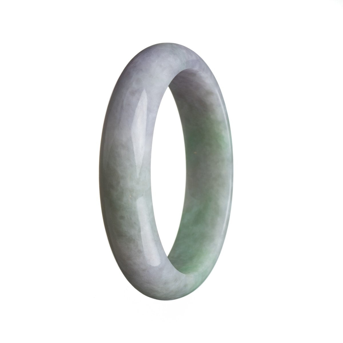 58mm Grade A Jadeite Jade Bangle - MAYS