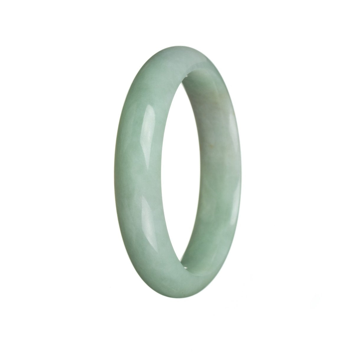 54mm Grade A Jadeite Jade Bangle - MAYS