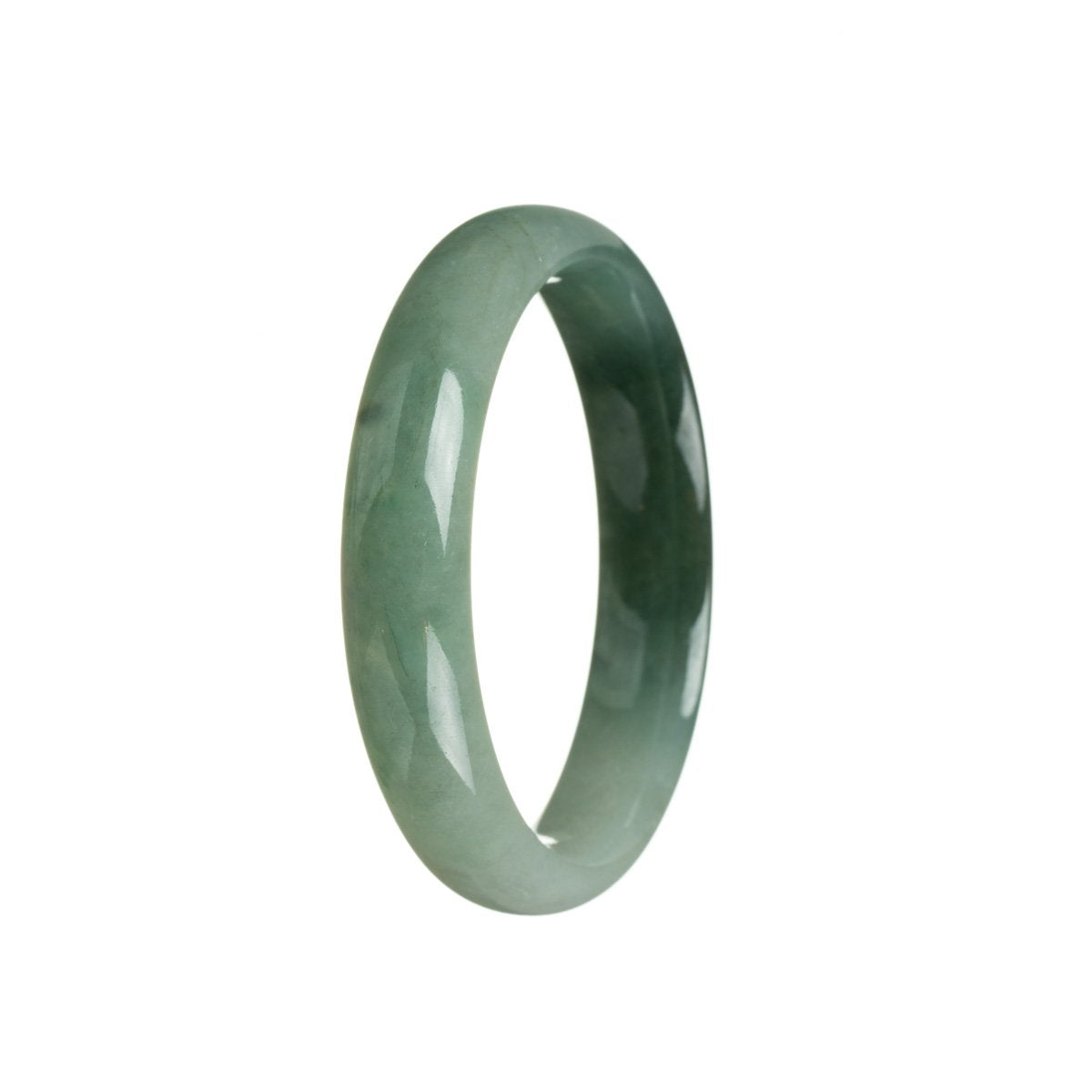 56mm Grade A Jadeite Jade Bangle - MAYS