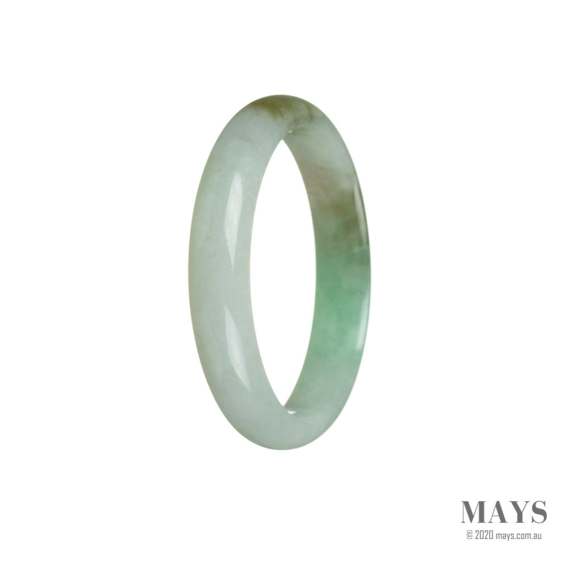 52mm Grade A Jadeite Jade Bangle - MAYS