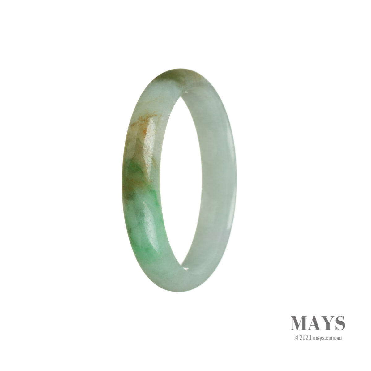 52mm Grade A Jadeite Jade Bangle - MAYS