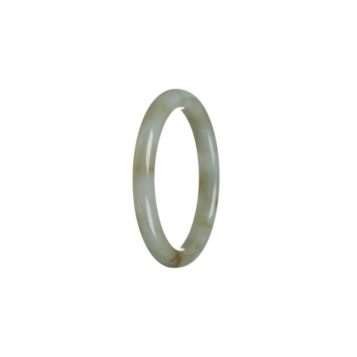A beautiful bracelet made of high-quality green Burmese Jade, designed for a child.