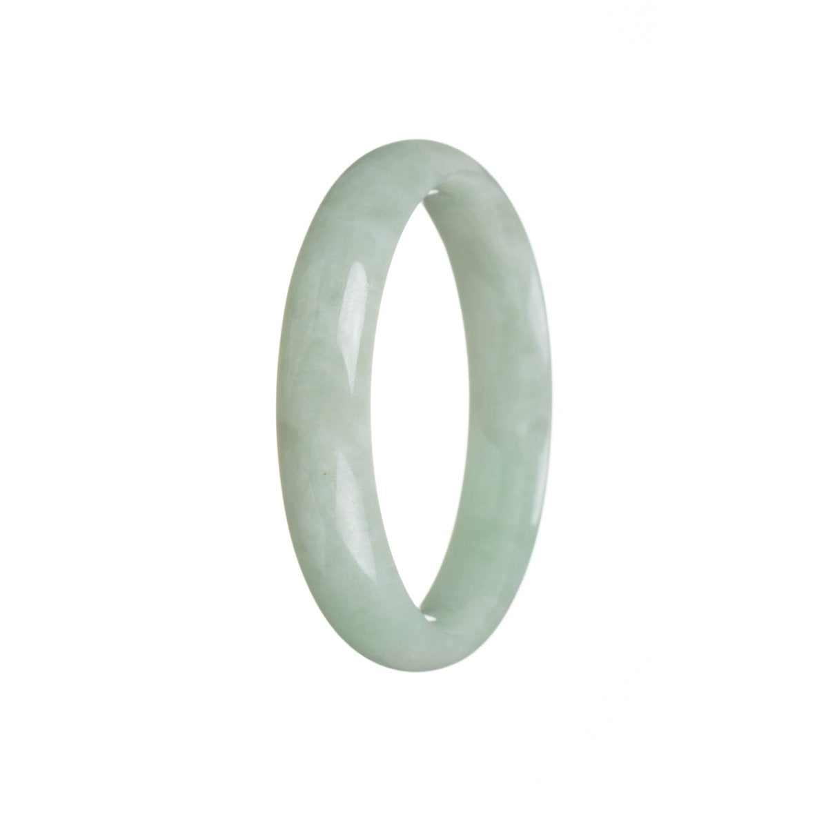 56mm Grade A Jadeite Jade Bangle - MAYS