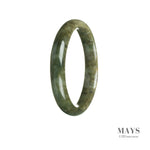 57mm Grade A Jadeite Jade Bangle - MAYS