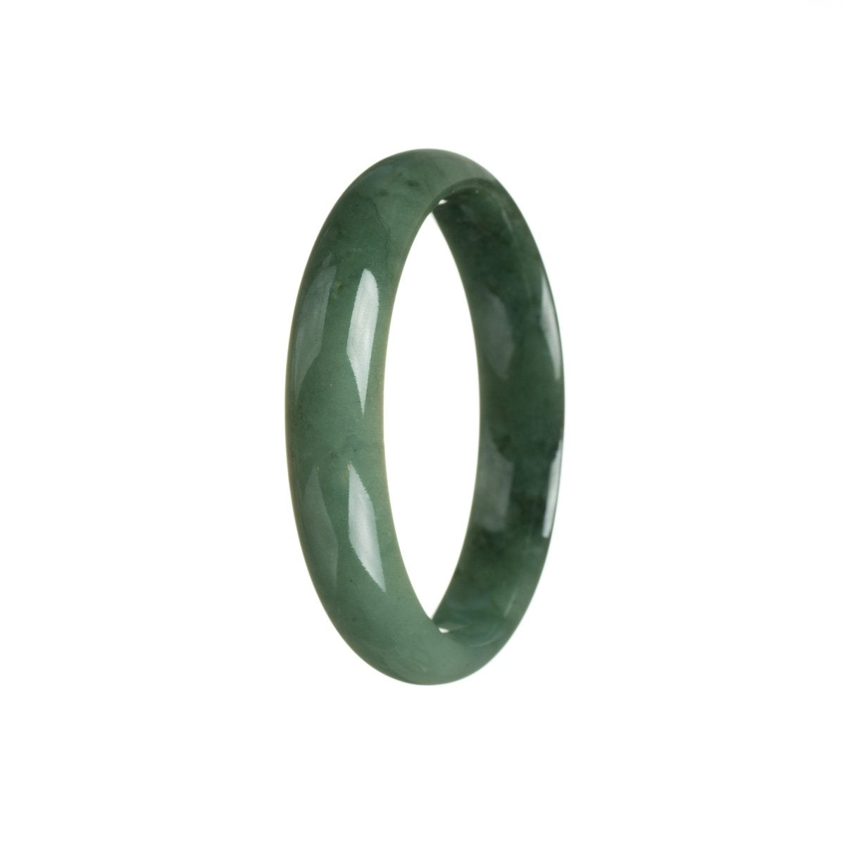 55mm Grade A Jadeite Jade Bangle - MAYS