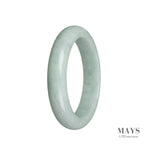 57mm Grade A Jadeite Jade Bangle - MAYS