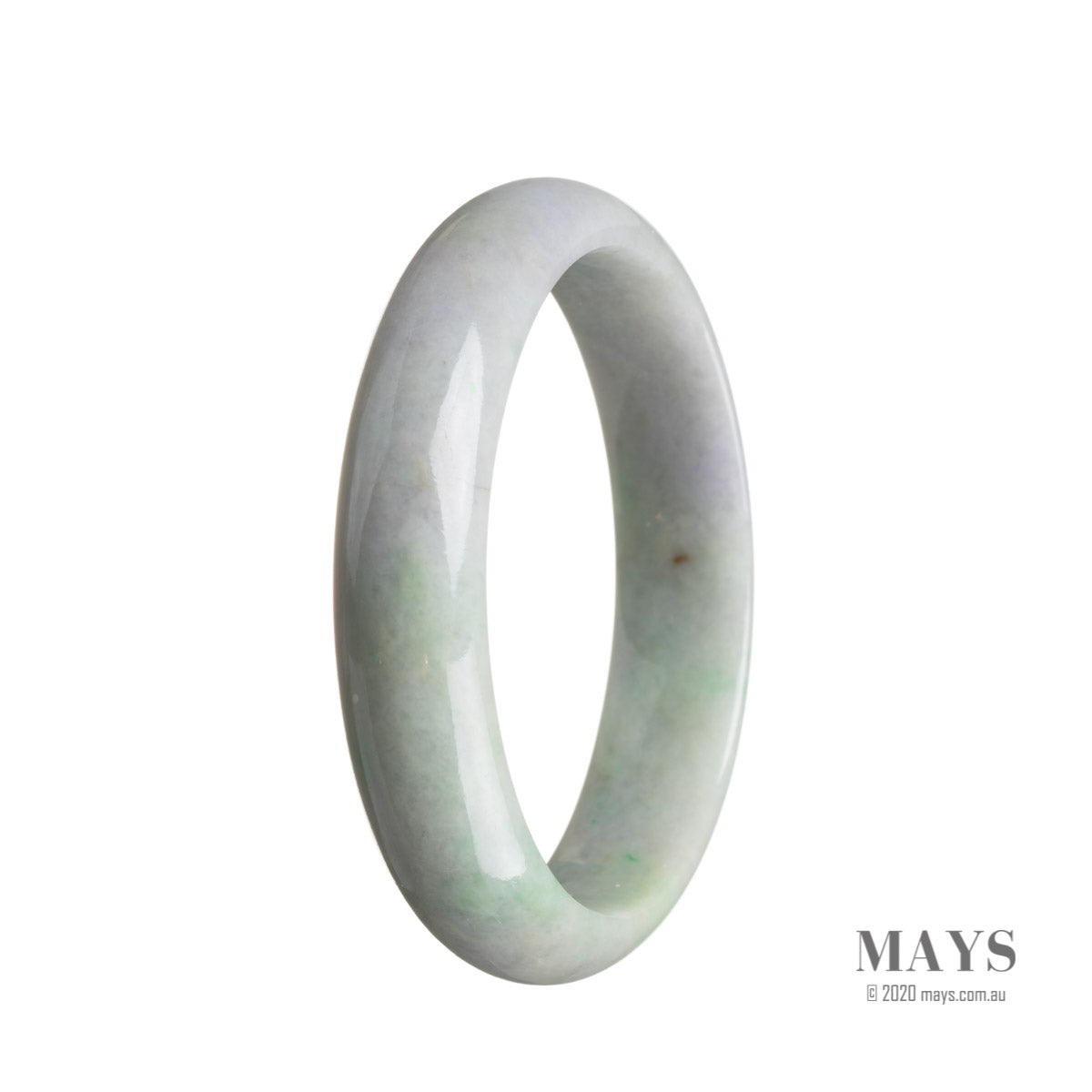 59mm Grade A Jadeite Jade Bangle - MAYS