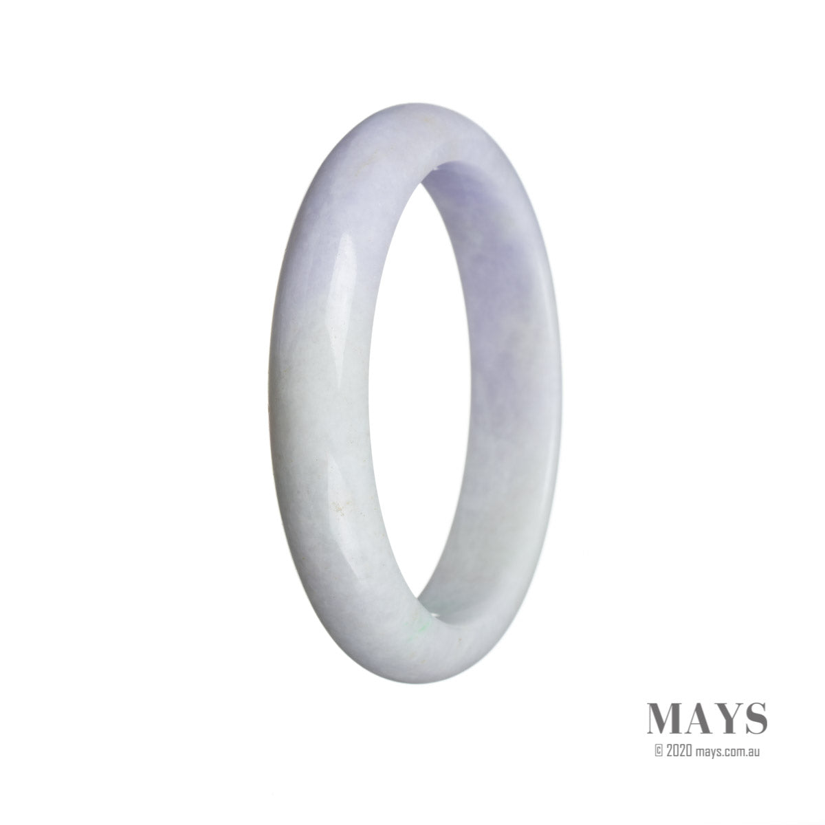 60mm Grade A Jadeite Jade Bangle - MAYS