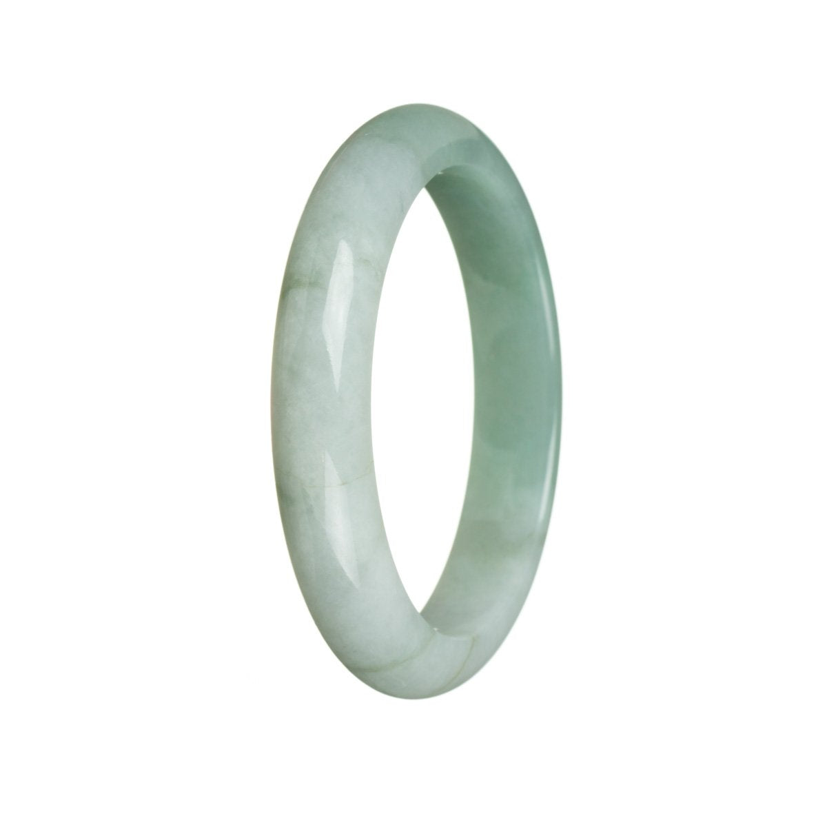 55mm Grade A Jadeite Jade Bangle - MAYS