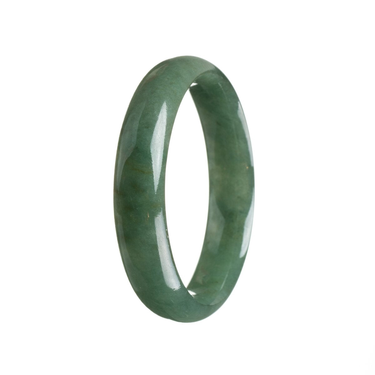 56mm Grade A Jadeite Jade Bangle - MAYS
