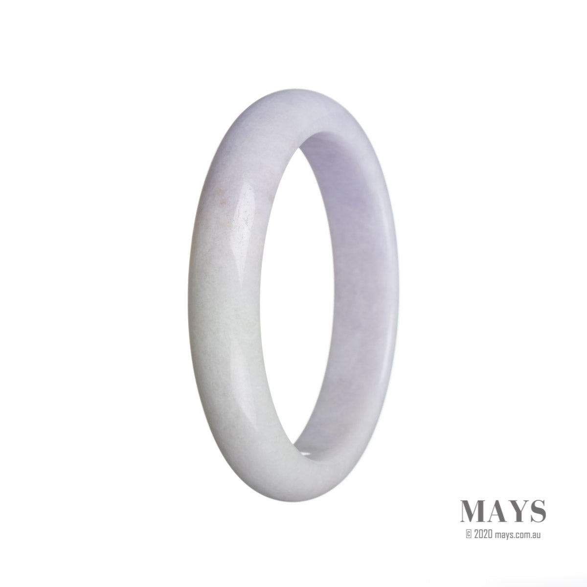 59mm Grade A Jadeite Jade Bangle - MAYS