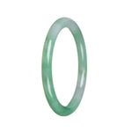 57mm Grade A Jadeite Jade Bangle - MAYS