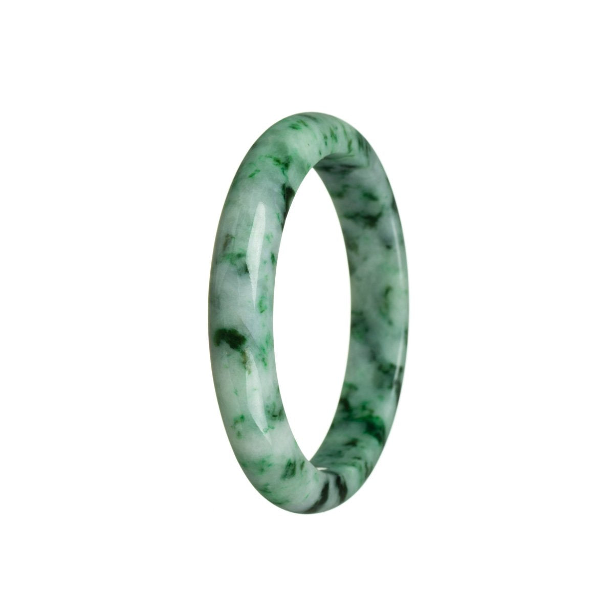 55mm Grade A Jadeite Jade Bangle - MAYS