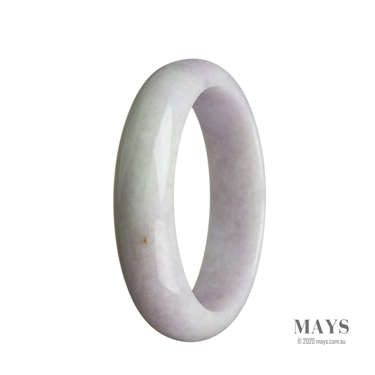 58mm Grade A Jadeite Jade Bangle - MAYS