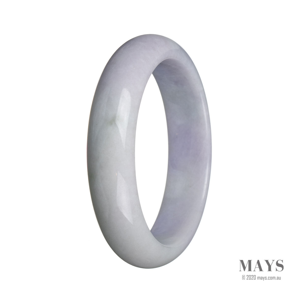 59mm Grade A Jadeite Jade Bangle - MAYS