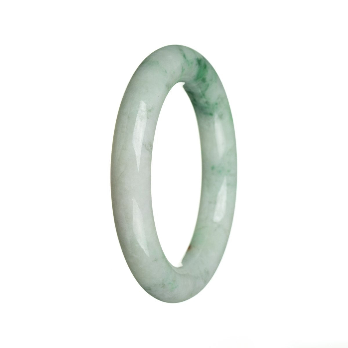 56mm Grade A Jadeite Jade Bangle - MAYS