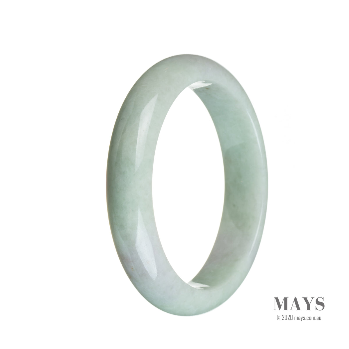 59mm Grade A Jadeite Jade Bangle - MAYS