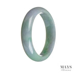 56mm Grade A Jadeite Jade Bangle - MAYS