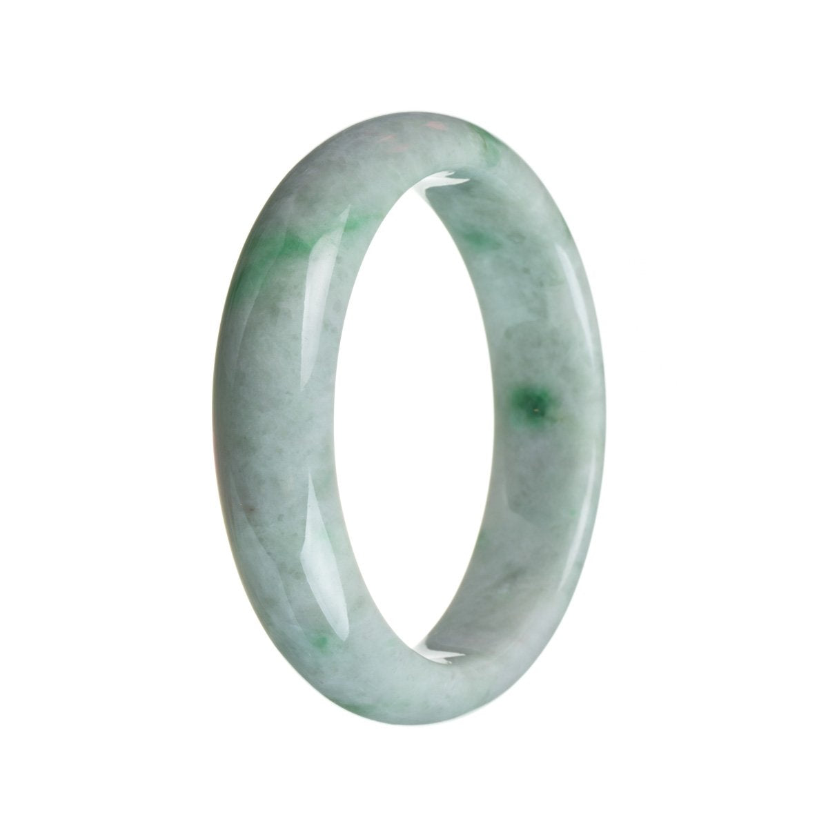 58mm Grade A Jadeite Jade Bangle - MAYS