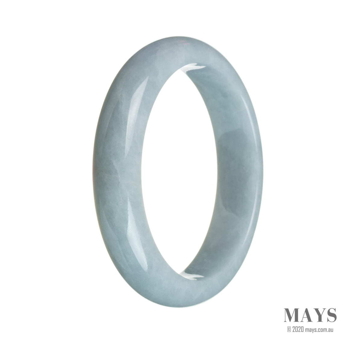 59mm Grade A Jadeite Jade Bangle - MAYS