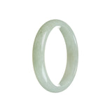 56mm Grade A Jadeite Jade Bangle - MAYS