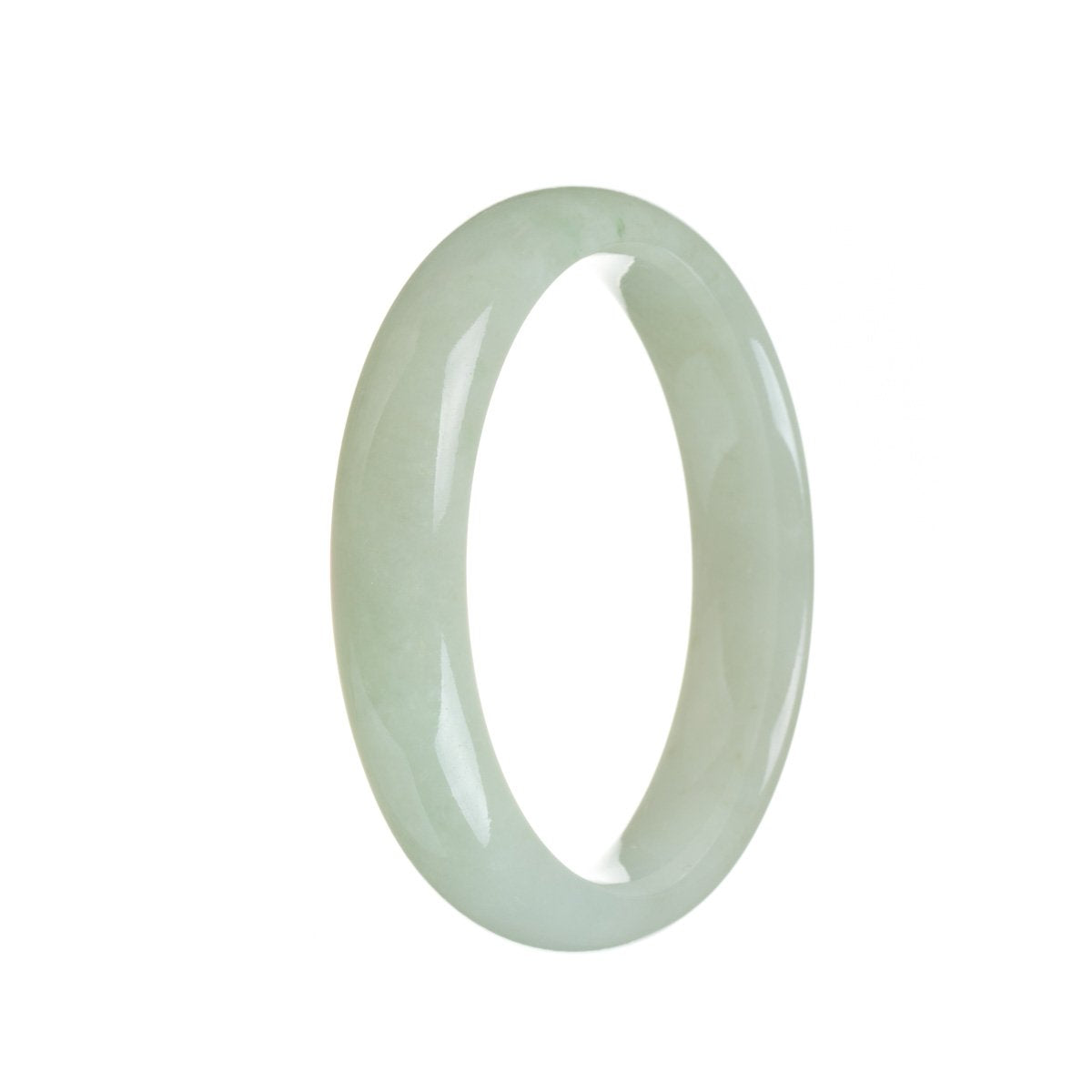 56mm Grade A Jadeite Jade Bangle - MAYS