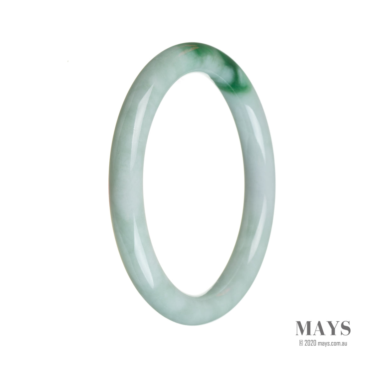 59mm Grade A Jadeite Jade Bangle - MAYS