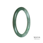 55mm Grade A Jadeite Jade Bangle - MAYS