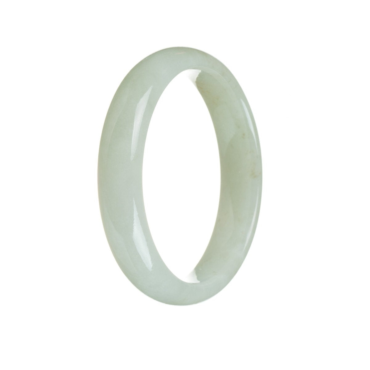 56mm Grade A Jadeite Jade Bangle - MAYS