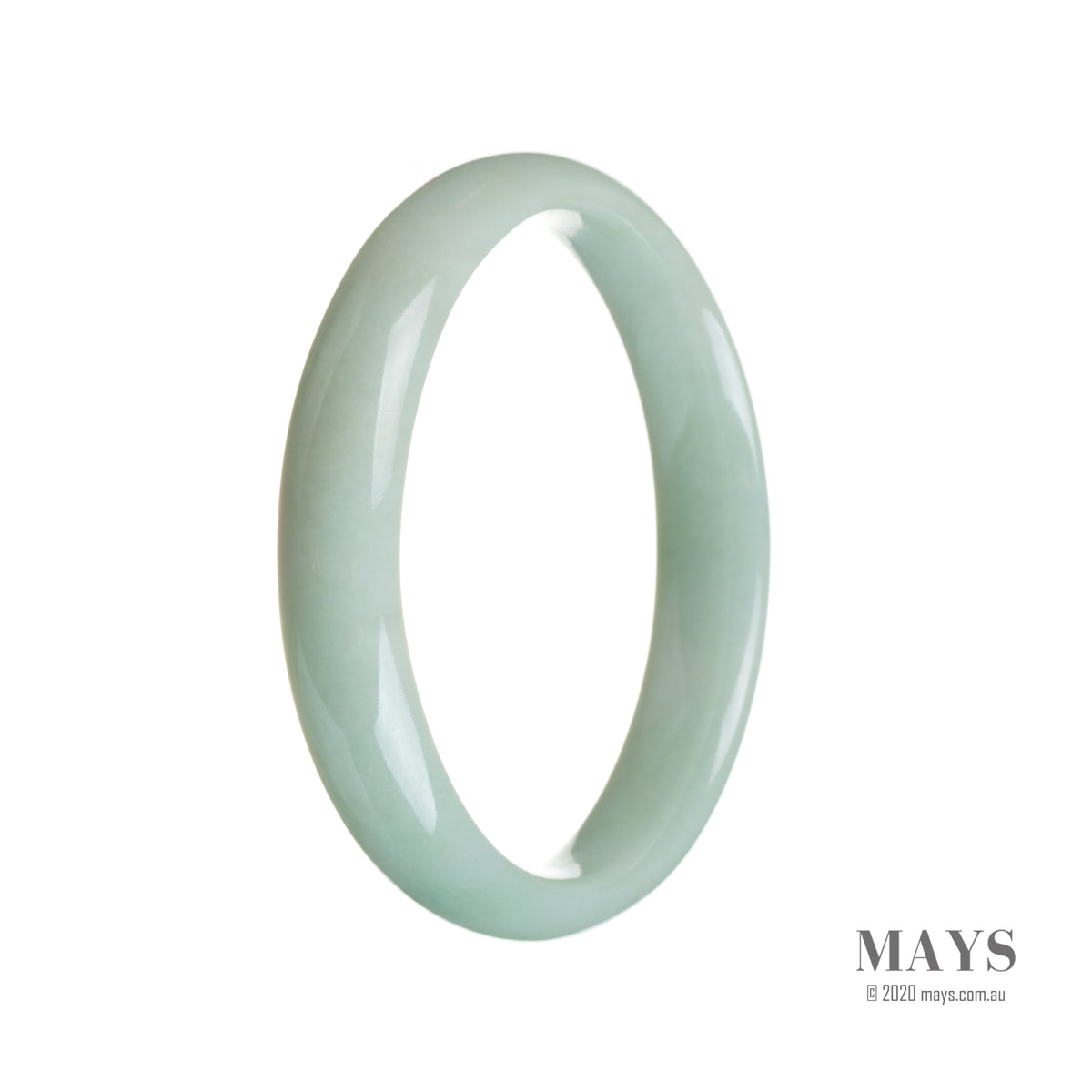 59mm Grade A Jadeite Jade Bangle - MAYS