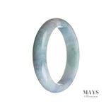 55mm Grade A Jadeite Jade Bangle - MAYS