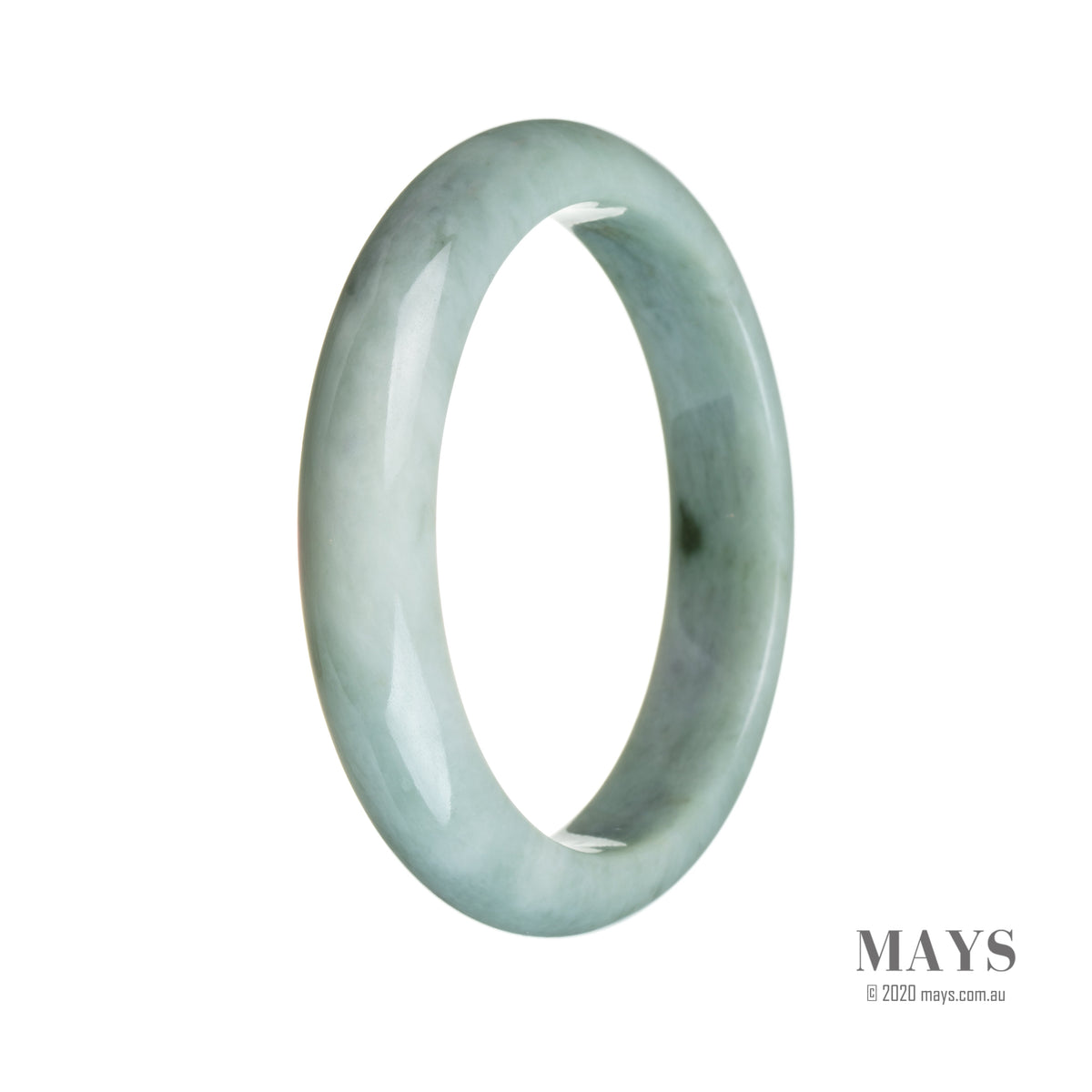 59mm Grade A Jadeite Jade Bangle - MAYS