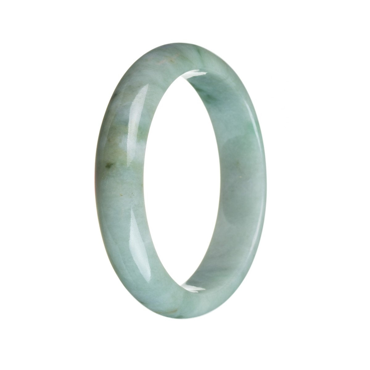 59mm Grade A Jadeite Jade Bangle - MAYS