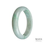 58mm Grade A Jadeite Jade Bangle - MAYS