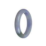 Authentic Grade A Intense Lavender Jadeite Jade Bracelet - 53mm Oval
