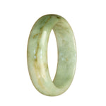 Genuine Natural Green Jadeite Bracelet - 56mm Oval