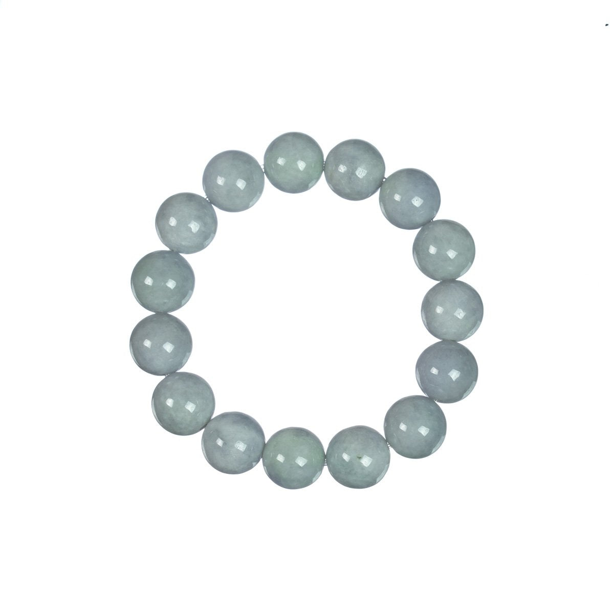 Lavender Jadeite Jade Bead Bracelet