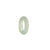 Certified Light Green Burma Jade Ring - Size S 1/2